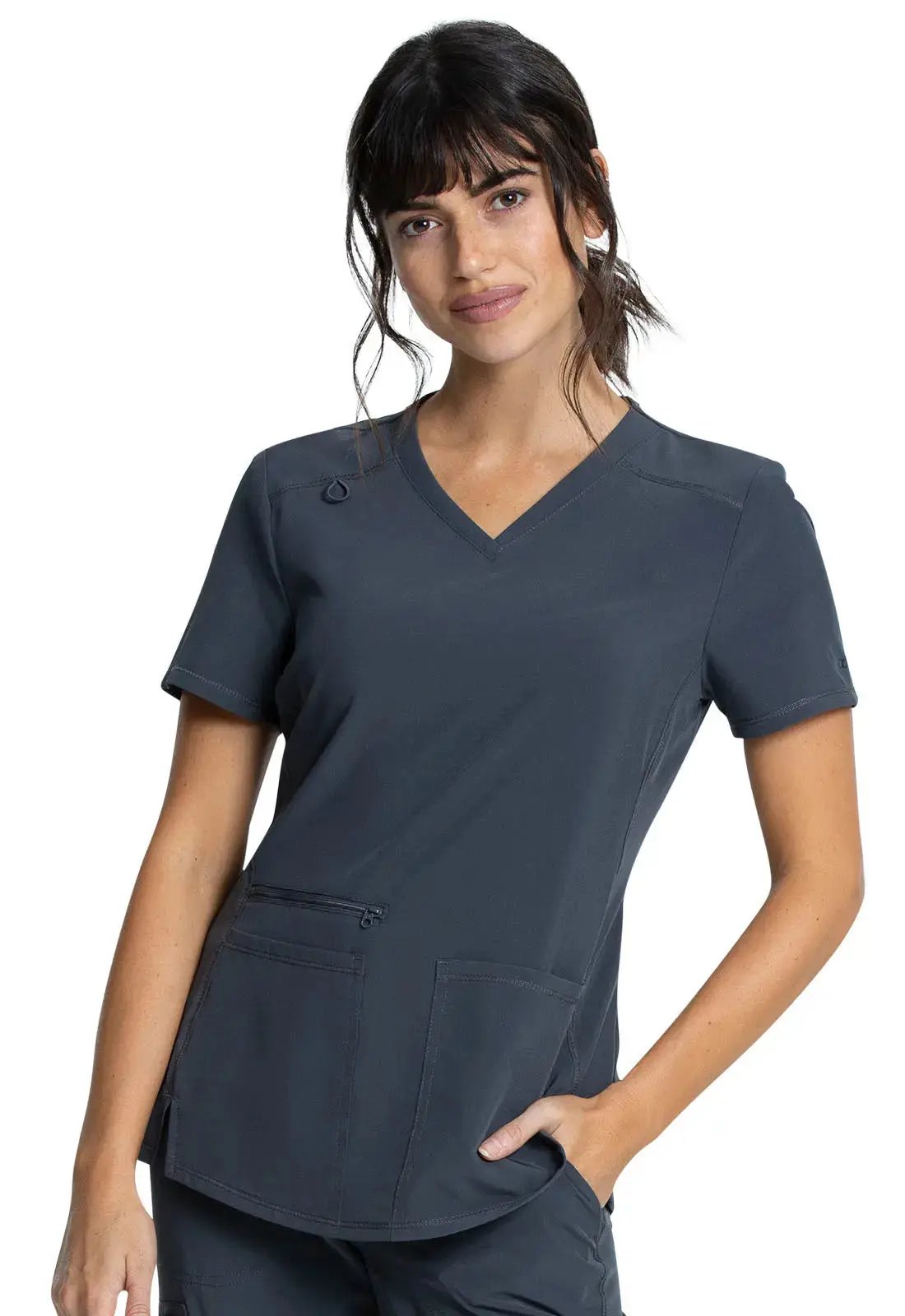 Cherokee Atmos Women'sKnit Inset Scrub Top CK837A Simply Scrubs Australia